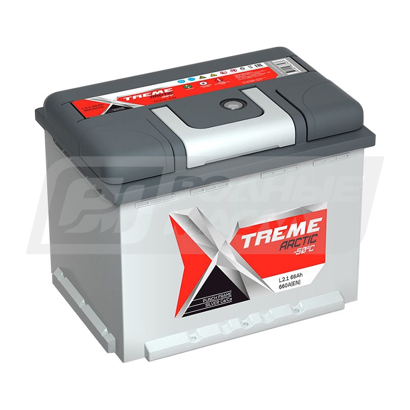 X-TREME Arctic 66 (L2.1) 66 Ач, п/п PLNT0116947